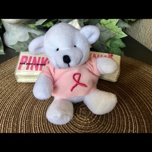 Breast Cancer Awareness Teddy Bear Pink Logo Shirt